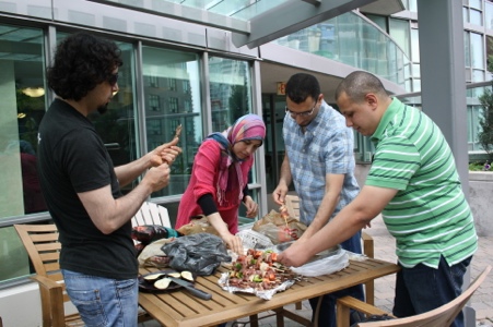 Barbecue with Tarek and Riham